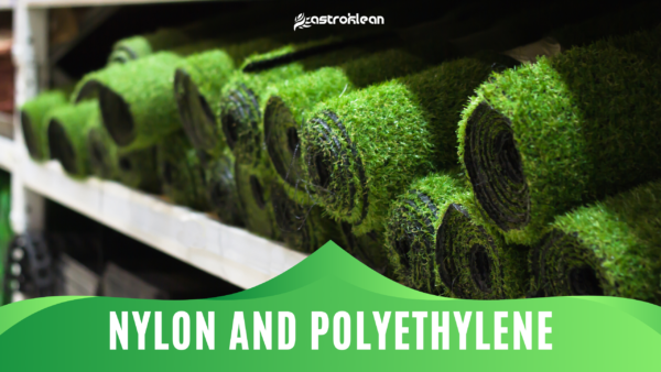 nylon and polyethylene