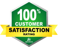 100 Customer Satisfaction Badge