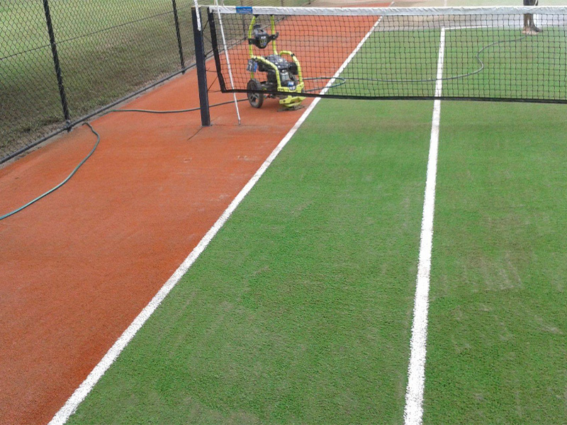 Synthetic Grass for Tennis Courts Installation