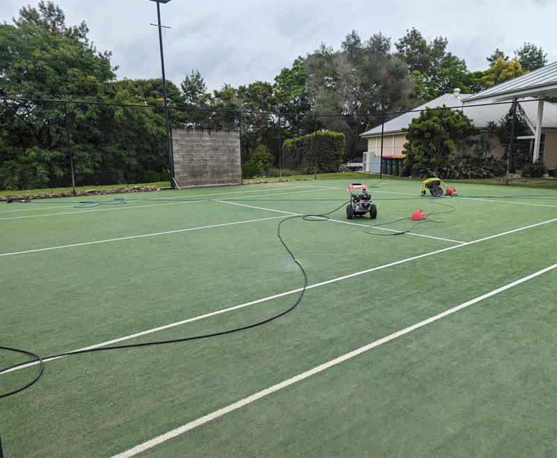 Synthetic Grass for Tennis Courts Installation